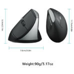 Rapoo EV250 Silent Vertical Ergonomic Mouse - Image 4
