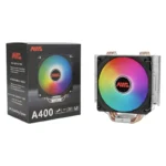 AMS A400 RGB 4 Heat Pipes CPU Air Cooler