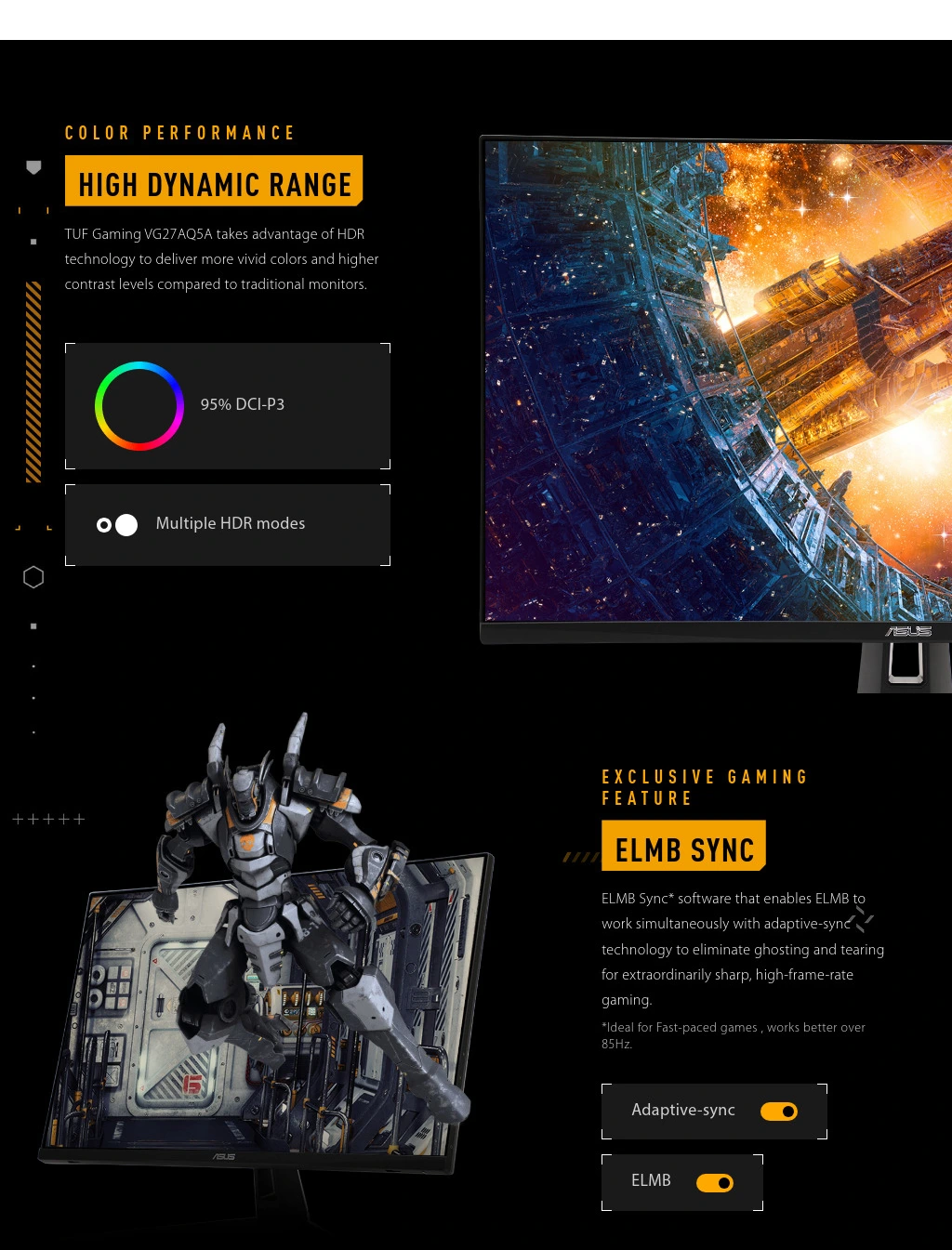 ASUS TUF VG27AQ5A GAMING MONITOR