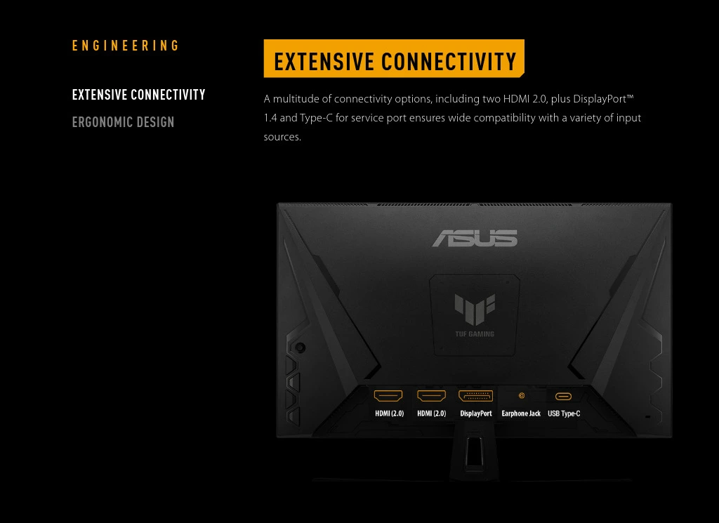 ASUS TUF VG27AQ5A GAMING MONITOR