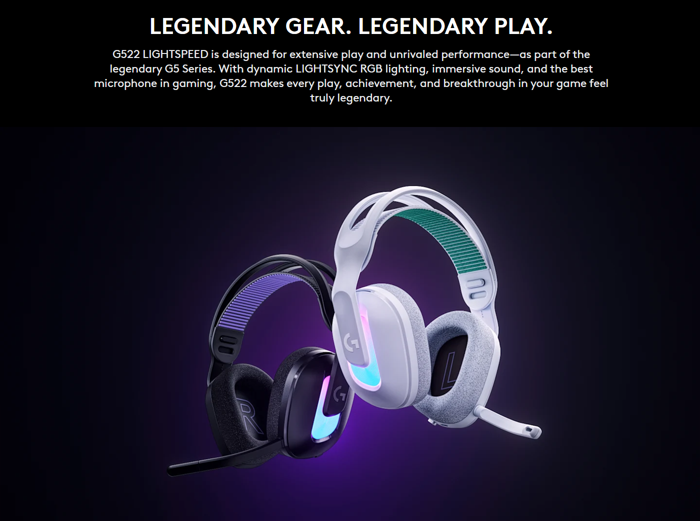 Logitech G522 LIGHTSPEED Wireless Gaming Headset