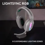 Logitech G522 LIGHTSPEED Wireless Gaming Headset with LIGHTSYNC RGB - White - Image 7