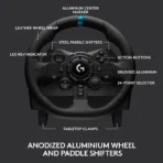 Logitech G923 TRUEFORCE Racing Wheel & Pedals for PlayStation & PC - Image 4