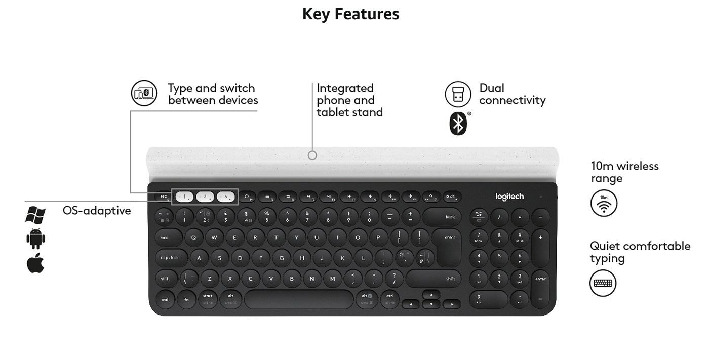 logitech k780 keyboard