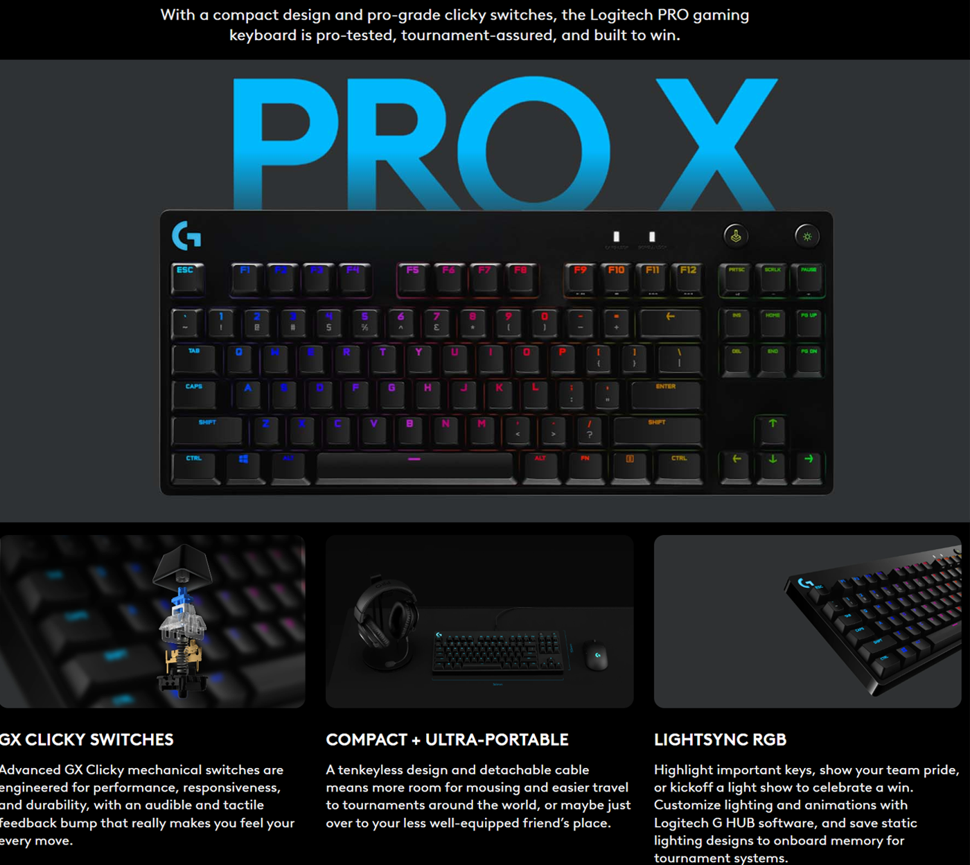 logitech g pr0 key