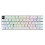 Logitech G Pro X 60 LIGHTSPEED Wireless 60% Gaming Keyboard – Tactile Switches (White)
