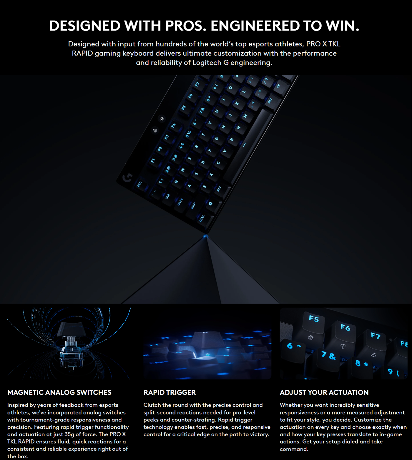 logitech g pro tkl rapid keyboard