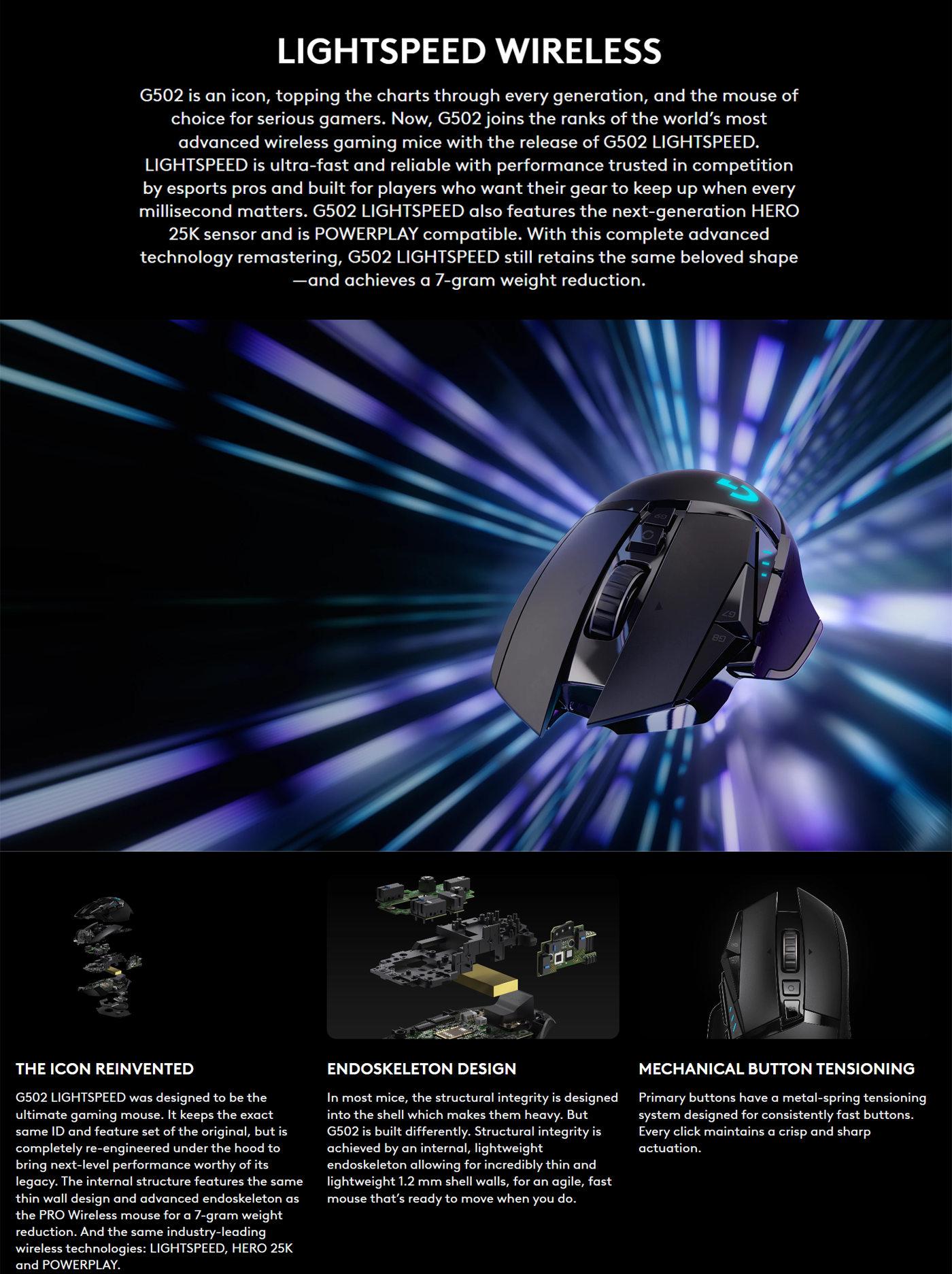 logitech g502 gaming mouse