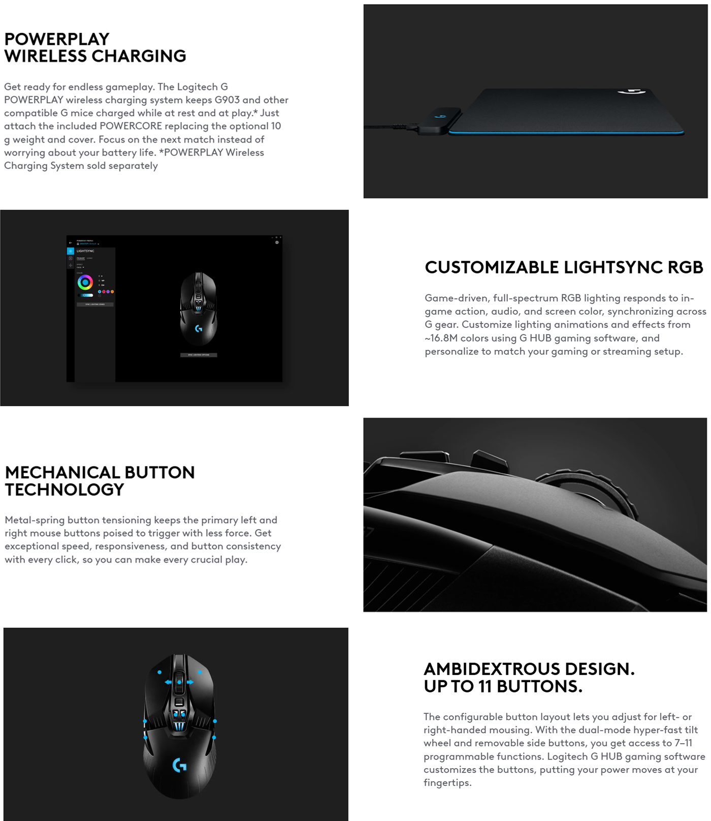 logitech g903 gaming mouse