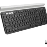 Logitech K780 Multi-Device Wireless Keyboard – Speckles, White
