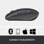 Logitech MX Anywhere 2S Bluetooth Wireless Mouse - Graphite - Image 2