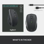 Logitech MX Anywhere 2S Bluetooth Wireless Mouse - Graphite - Image 4