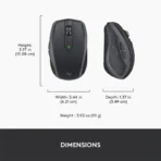 Logitech MX Anywhere 2S Bluetooth Wireless Mouse - Graphite - Image 5