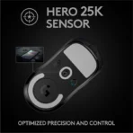 Logitech G Pro X Superlight Wireless Gaming Mouse – Black - Image 4