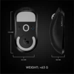 Logitech G Pro X Superlight Wireless Gaming Mouse – Black - Image 7
