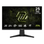 MSI MAG 255F X24 25-inch 1920 x 1080 (FHD) Gaming Monitor, 240Hz, IPS Panel, Adaptive-Sync, HDMI, DisplayPort, VESA Mountable, Tilt, 0.5ms, Black