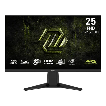 MSI MAG 255F X24 25″ FHD 240Hz Rapid IPS Gaming Monitor