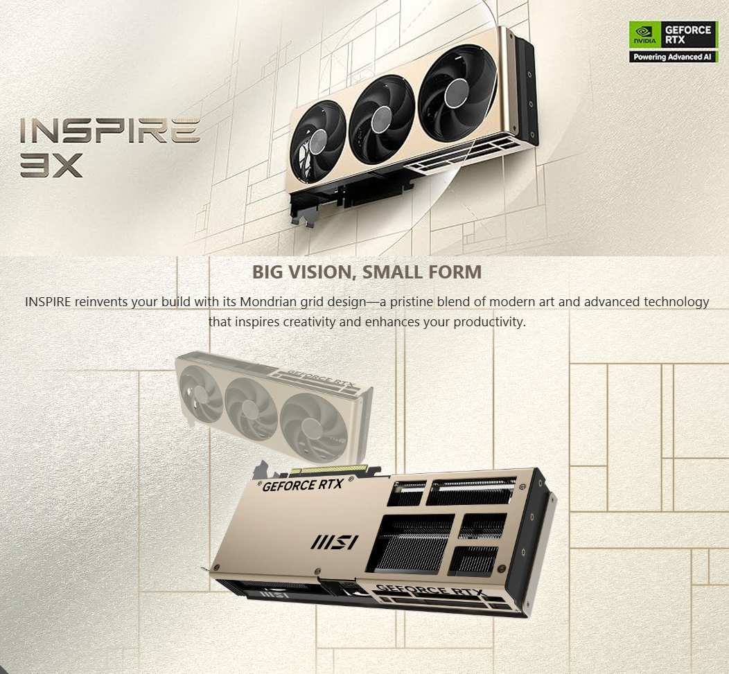 msi rtx 5070ti 16gb inspire 3x oc
