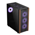 Sonic C19 ARGB E-ATX Gaming Chassis – Black with 4x Infinity Fans - Image 2