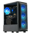 Sonic R19 ATX ARGB Gaming Case (3x ARGB Fans) – Black - Image 2