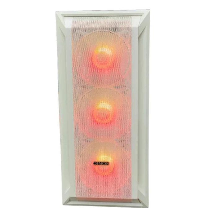 Sonic R19 Sonic R19 ATX ARGB Gaming Case (3x ARGB Fans) – White - Amir Traders