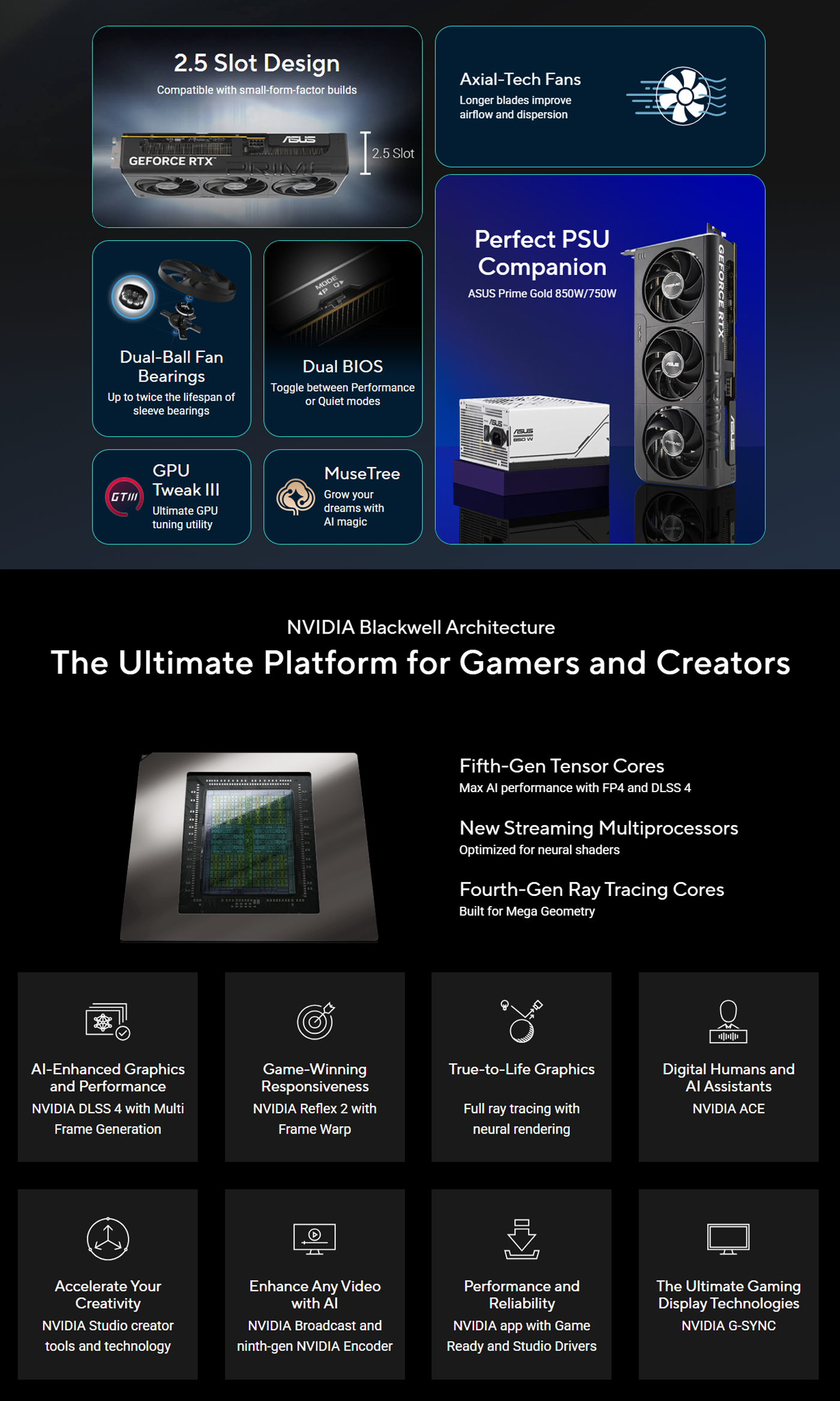 ASUS PRIME GeForce RTX™ 5060 8GB GDDR7 OC Edition