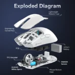 ATTACK SHARK X11 Wireless Gaming Mouse with Charging Dock - Image 6