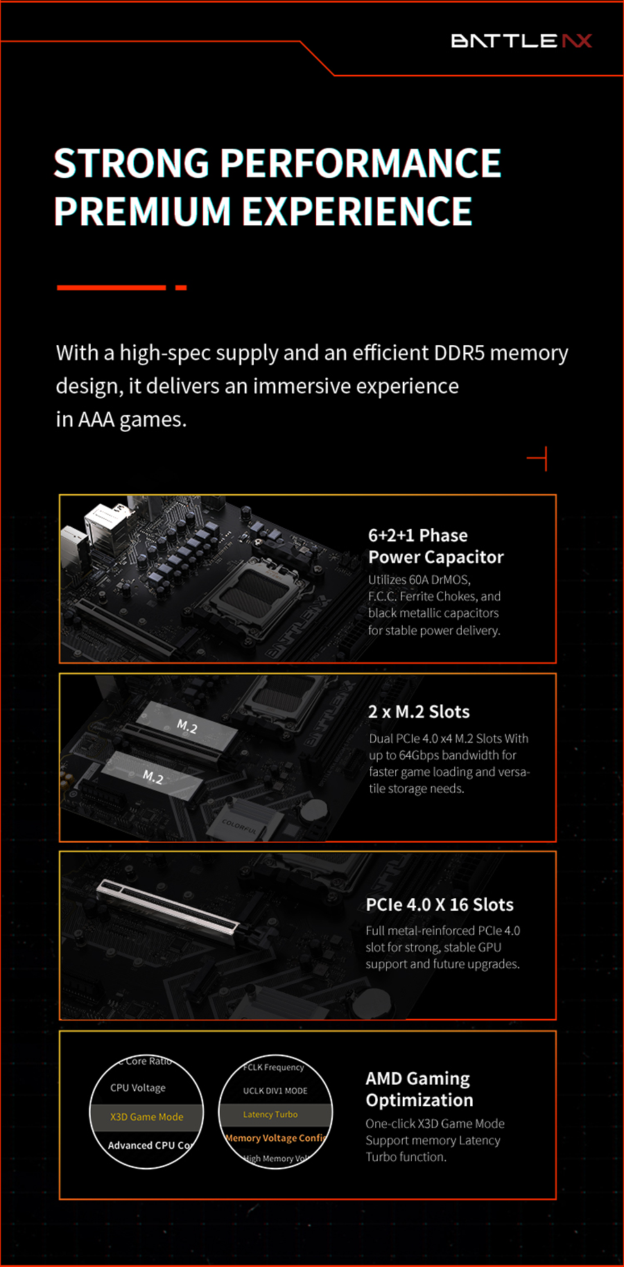 Colorful Battle-Ax B650M-E Pro V14 DDR5 AM5 Motherboard
