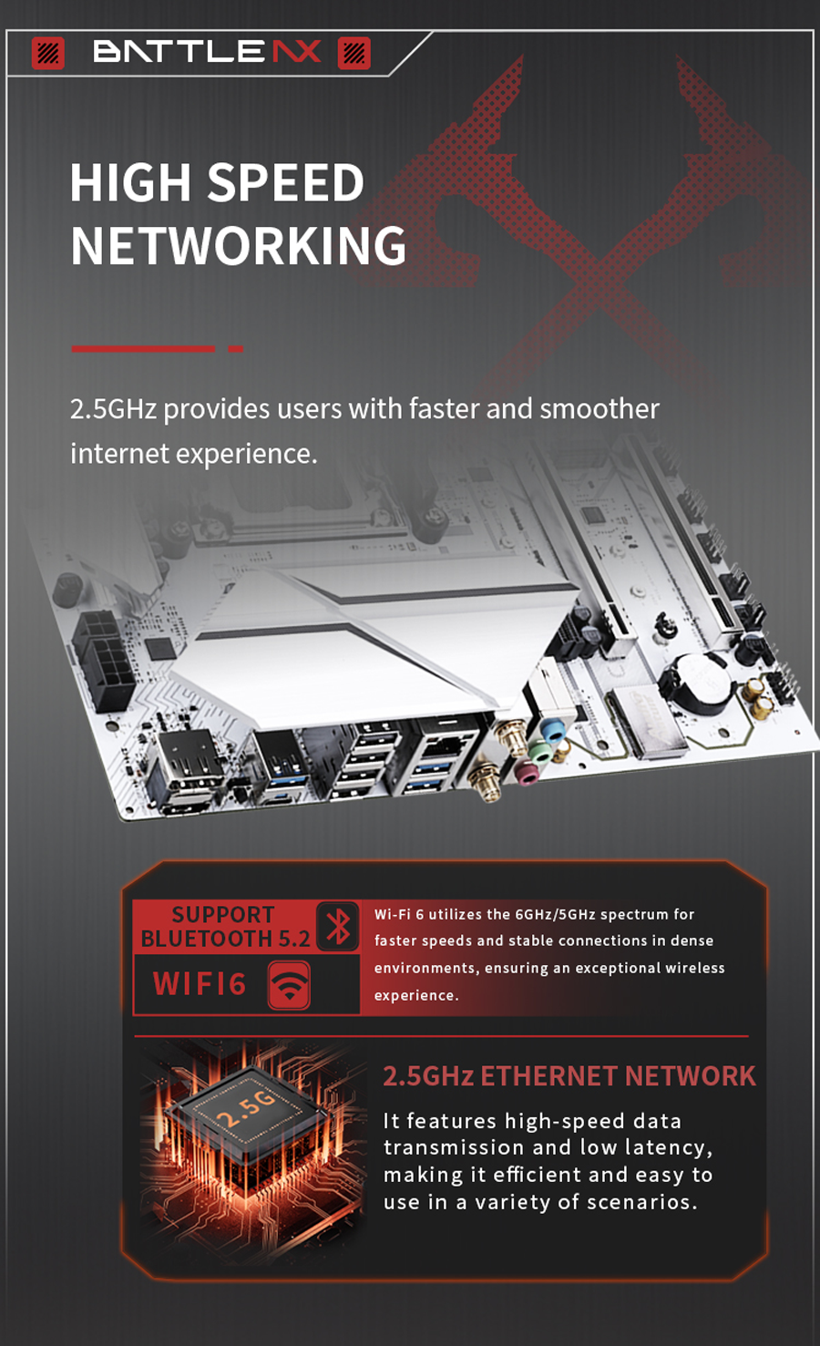 Colorful BATTLE-AX B650M-WHITE WIFI AM5 microATX Motherboard