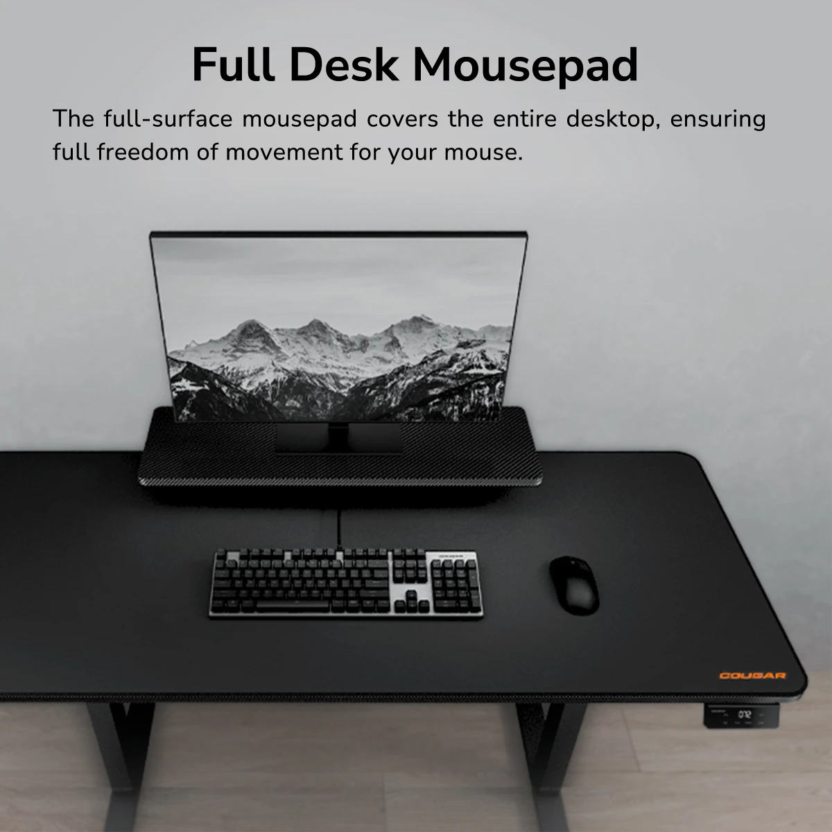 Cougar E-STAR 120 Electric Gaming Desk Black