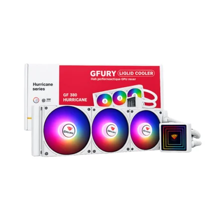 GFury GF-360 Hurrican White 360mm ARGB Liquid CPU Cooler