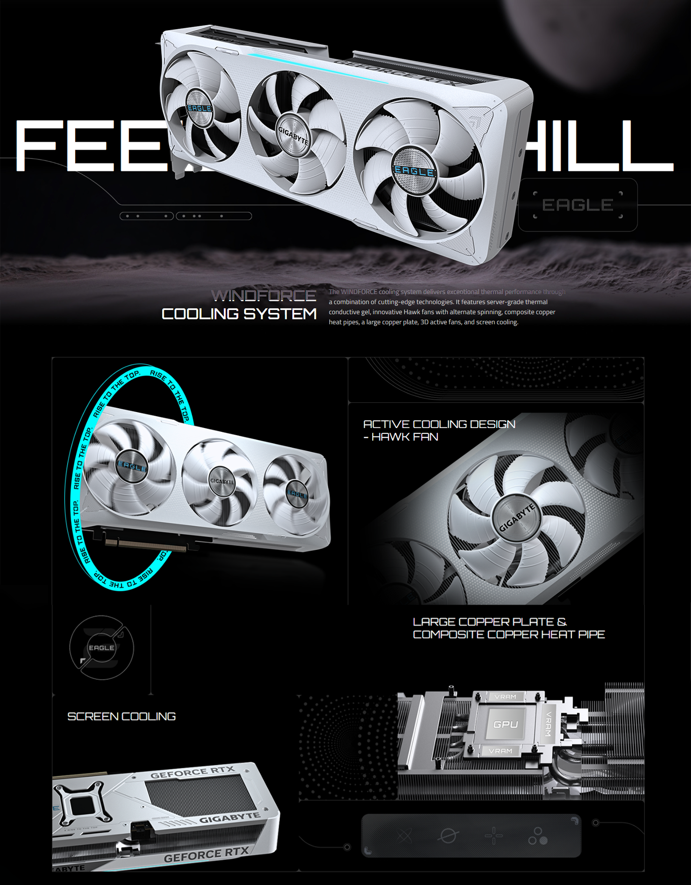 GIGABYTE GeForce RTX™ 5070 EAGLE WHITE OC ICE SFF 12G Graphics Card