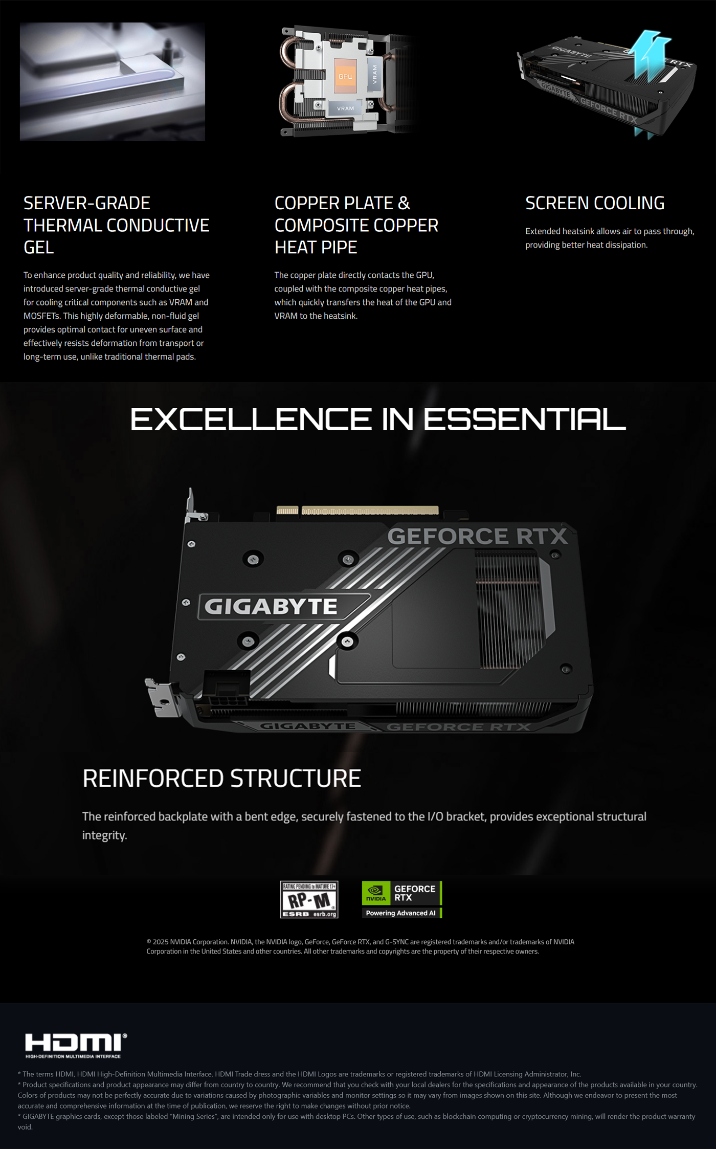 GIGABYTE GeForce RTX™ 5060 WINDFORCE MAX OC 8G