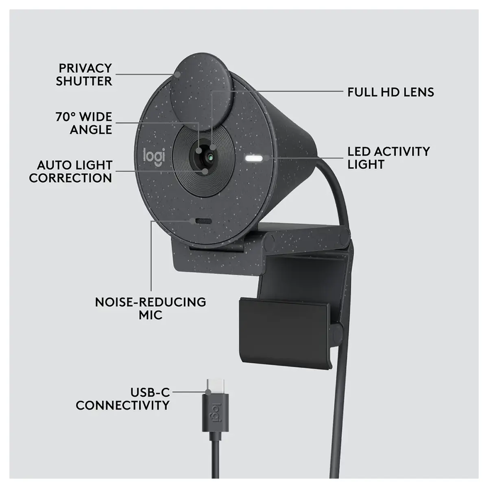 Logitech Brio 305 Full HD 1080p Webcam