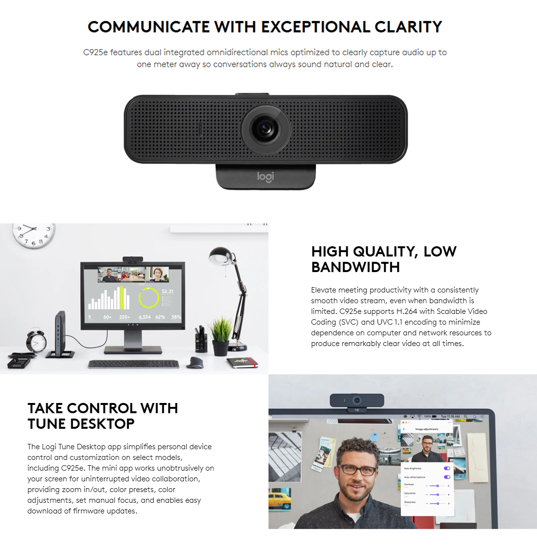 Logitech C925e BUSINESS WEBCAM