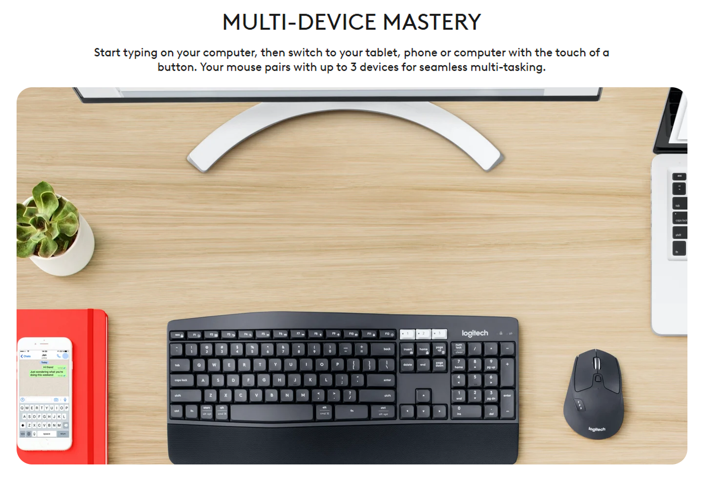 Logitech MK850 Performance Wireless Keyboard and Mouse Combo