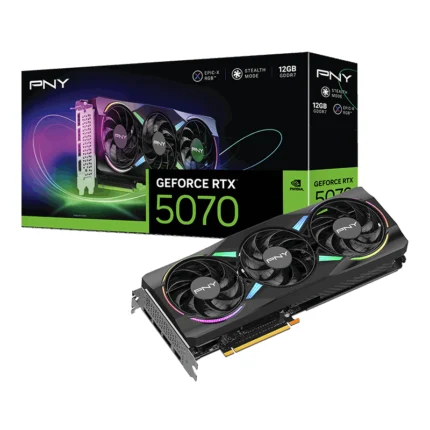 PNY GeForce RTX™ 5070 ARGB EPIC-X RGB™ Triple Fan GPU