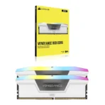VENGEANCE® RGB 32GB (2x16GB) DDR5 DRAM Up To 6400MT/s CL36 Memory Kit — White - Image 3