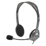 Logitech H110 Wired Stereo Headset with Dual 3.5mm Plugs - Image 2