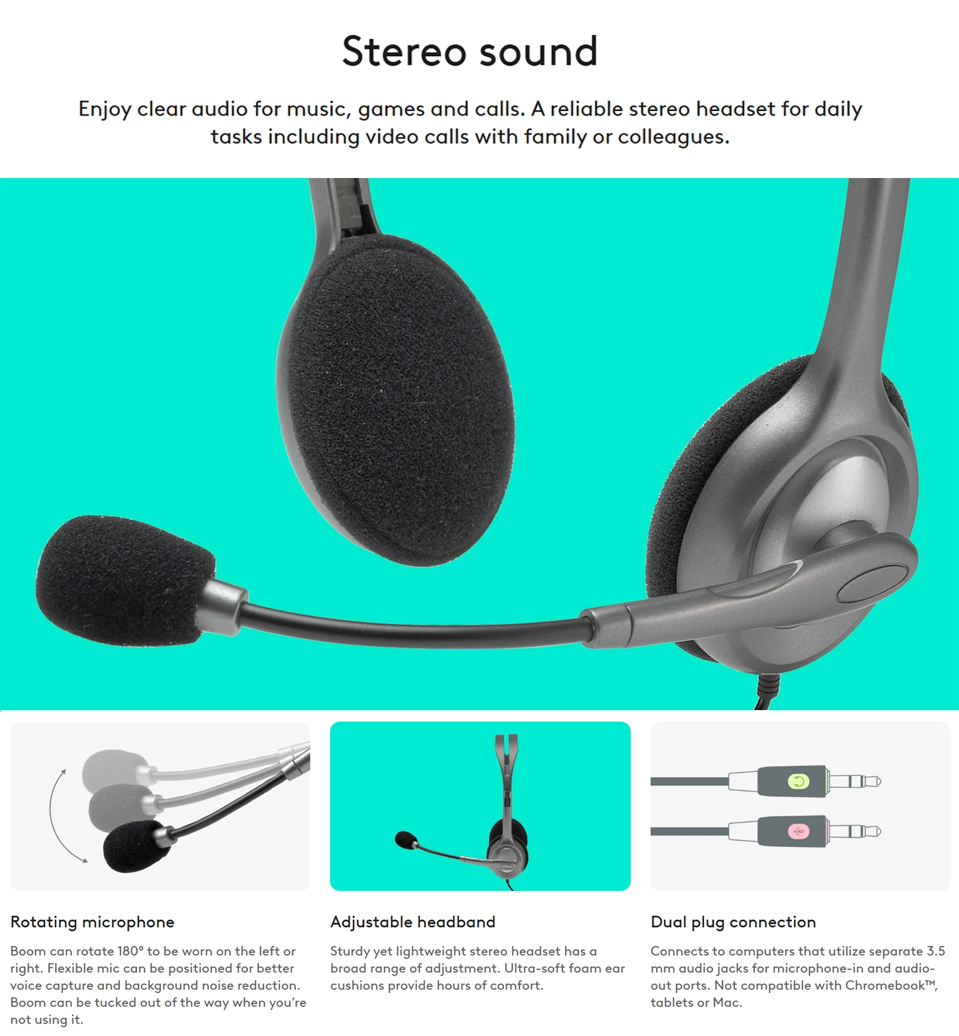 logitech h110 headset