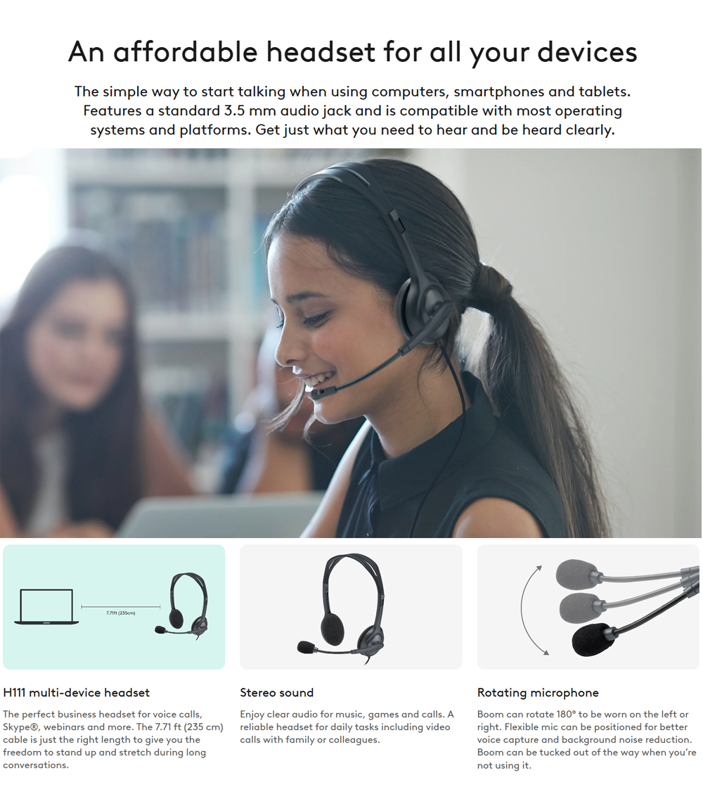logitech h111 headset