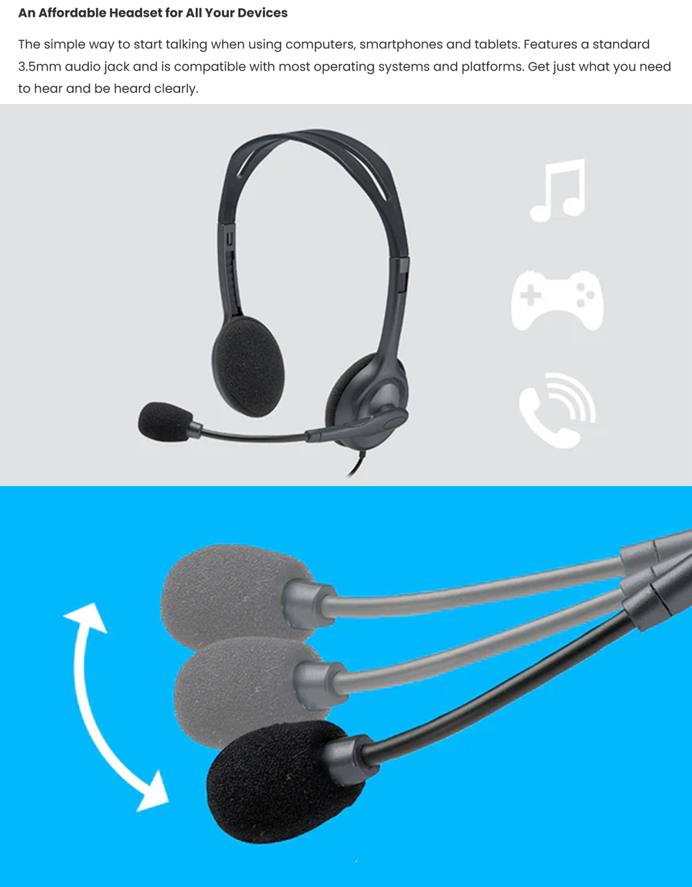 logitech h111 headset