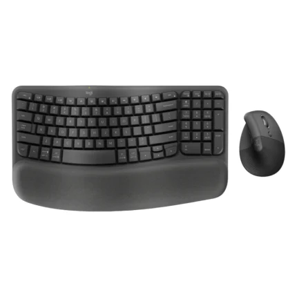 Logitech Wave Keys & Lift Ergonomic Wireless Keyboard and Mouse Combo