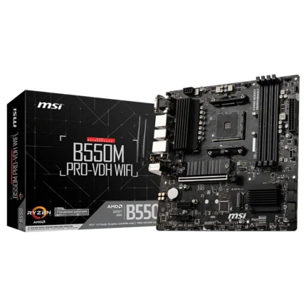 MSI B550M PRO-VDH WiFi DDR4 AMD AM4 Micro-ATX Motherboard