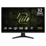 MSI MAG 325QF E18V 31.5" QHD 180Hz Rapid VA Gaming Monitor