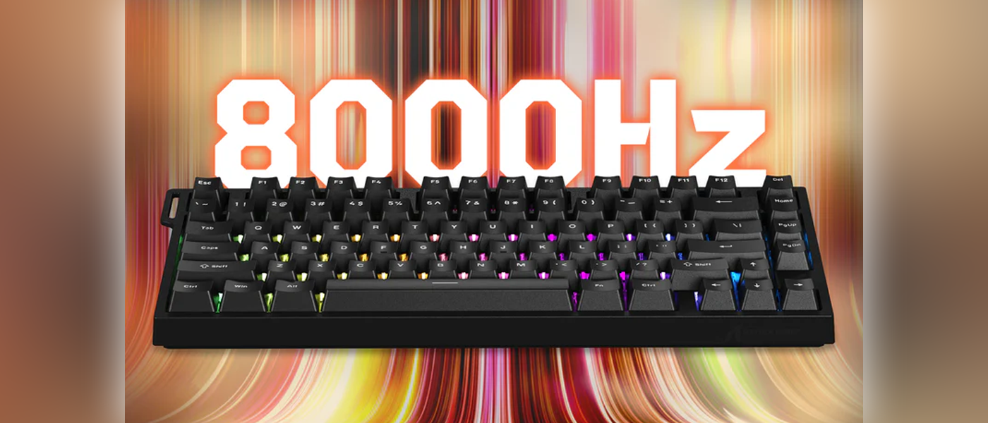 ATTACK SHARK R82 HE Rapid Trigger Magnetic Switch Keyboard 0.005mm RT