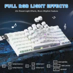 ATTACK SHARK R82 HE Rapid Trigger Keyboard Magnetic Switch with 0.005MM RT - Image 3