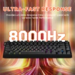 ATTACK SHARK R82 HE Rapid Trigger Keyboard Magnetic Switch with 0.005MM RT - Image 2