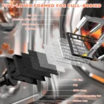 ATTACK SHARK R82 HE Rapid Trigger Keyboard Magnetic Switch with 0.005MM RT - Image 3