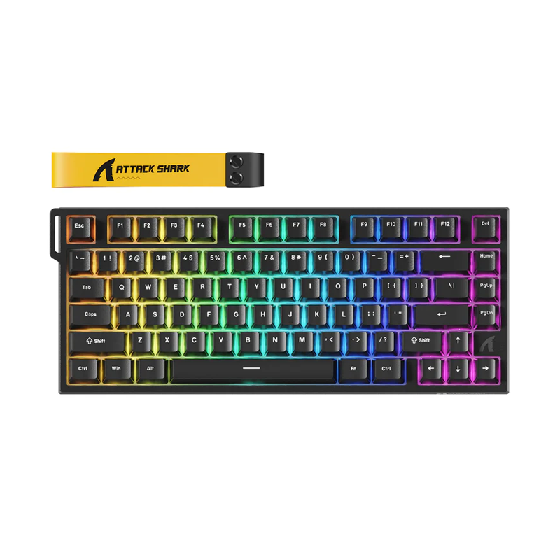 ATTACK SHARK R82 HE Rapid Trigger Keyboard Magnetic Switch with 0.005MM RT ATTACK SHARK R82 HE Rapid Trigger Keyboard Magnetic Switch with 0.005MM RT